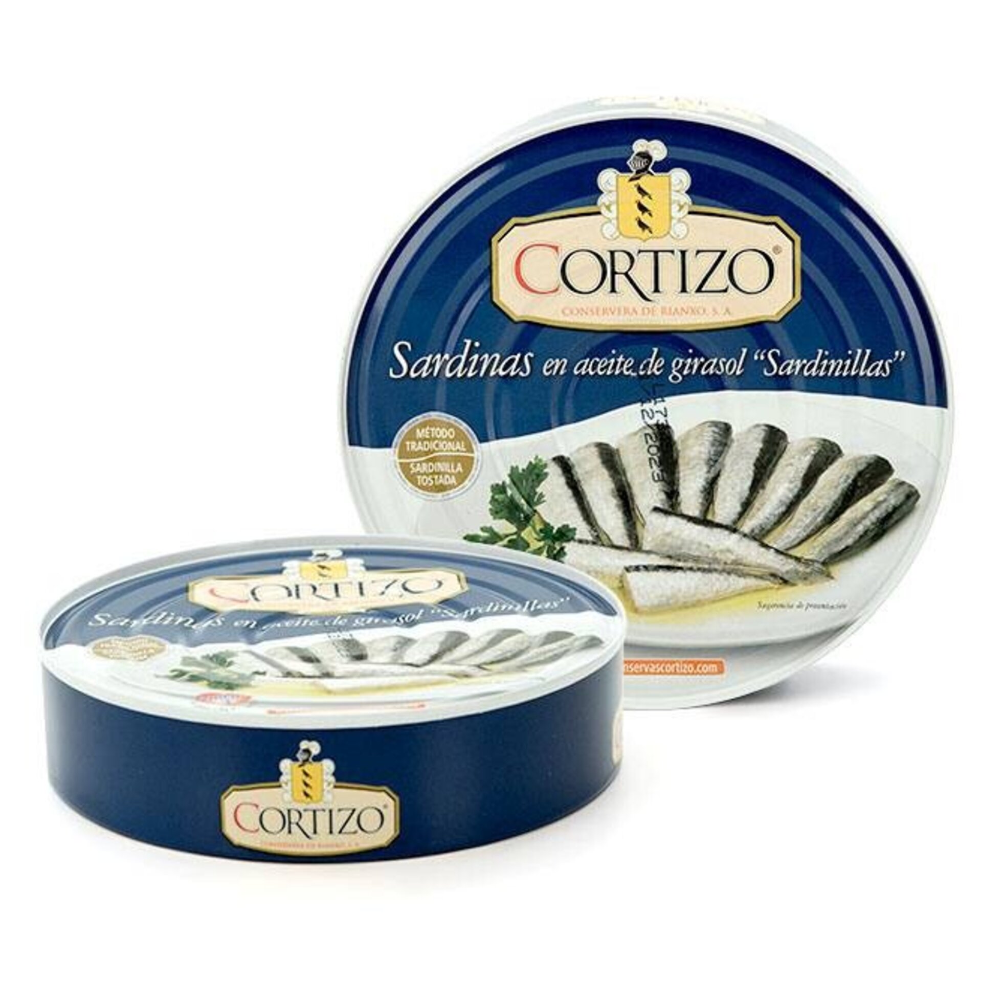 Sardinillas en aceite de girasol Cortizo - 1