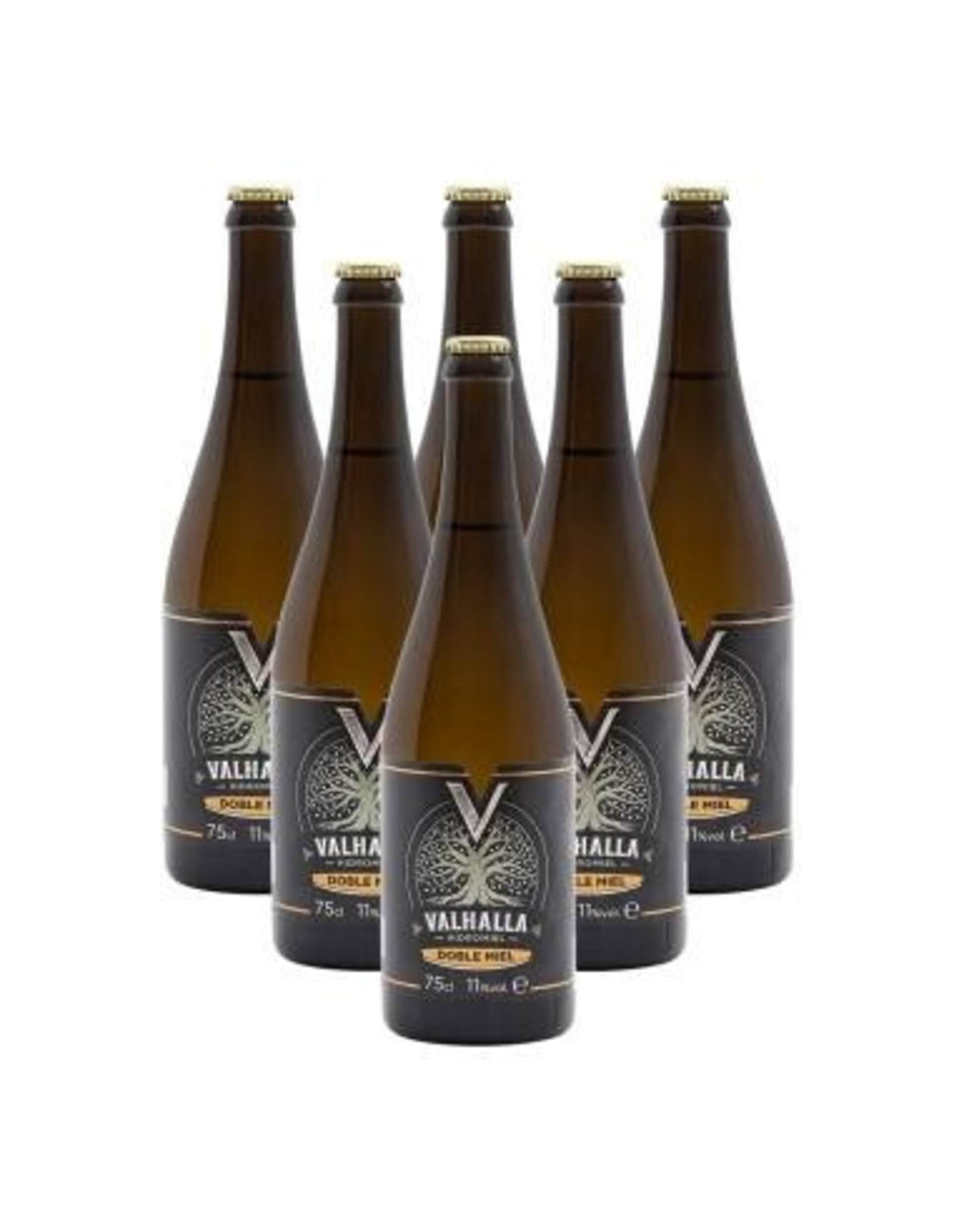 Caja de 6 botellas de 75cl de Hidromiel Valhalla Doble Miel - 3