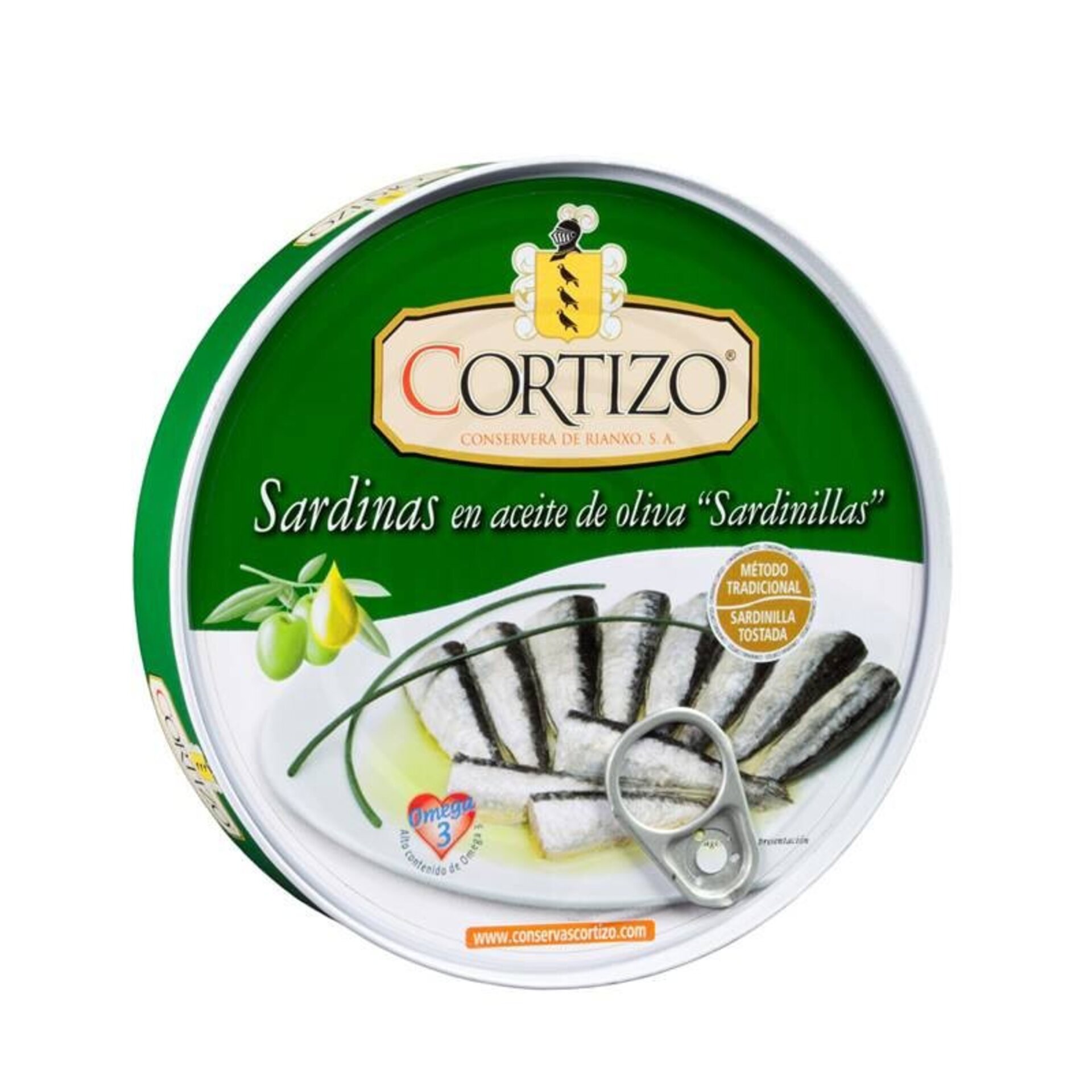 Sardinillas en aceite de oliva Cortizo - 1
